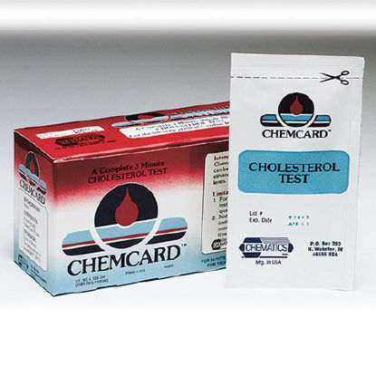 Picture of Chemcard Cholesterol Screening Test Strip Chematics43024