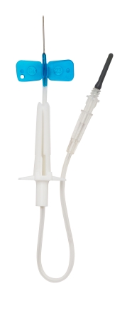 Picture of VAKU-8® Plus Blood Collection Set 23 Gauge 3/4 Inch Needle Length Safety Needle 12 Inch Tubing SterileSVMSP-23L