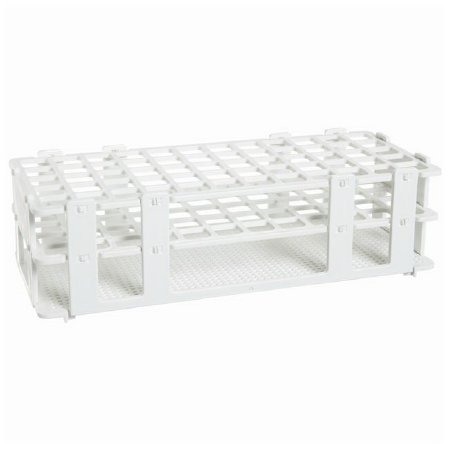 Picture of Stacking Test Tube Rack SP Scienceware™ No-Wire™ 60 Place 16 mm Tube Size White 2-1/2 X 4-1/8 X 9-3/4 Inch22269948