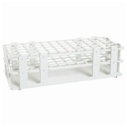 Picture of Stacking Test Tube Rack SP Scienceware™ No-Wire™ 60 Place 16 mm Tube Size White 2-1/2 X 4-1/8 X 9-3/4 Inch22269948
