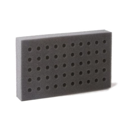 Picture of Test Tube Rack 50 Place 10 X 75 mm, 12 X 75 mm, 13 X 100 mm Tube Size Charcoal0010