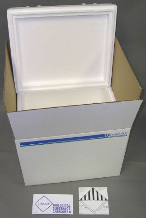 Picture of Insulated Shipper Therapak® 14 X 16 X 18 Outer Dimensions, 11 X 13 X 16 Inner Dimensions For Transporting Biological Substance Category B Specimens37910G