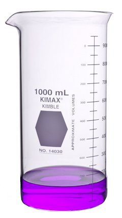 Picture of Laboratory Beaker Kimble® KIMAX® 14030 Series Berzelius / Tall Form Borosilicate Glass 1,000 mL (32 oz.)14030-1000