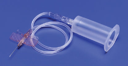 Picture of Monoject™ Angel Wing™ Blood Collection Set with Holder 25 Gauge 3/4 Inch Needle Length Safety Needle 12 Inch Tubing Sterile8881225273