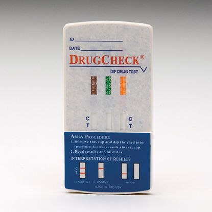 Picture of Drugs of Abuse Test DrugCheck® Dip Drug Test 3-Drug Panel COC, mAMP/MET, THC Urine Sample 25 Tests30300