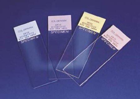 Picture of Microscope Slide Colormark™ Plus White Front / Black BackCM-4951WPLUS-001