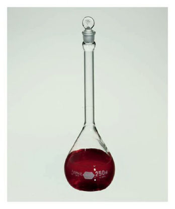Picture of Volumetric Flask Kimble® KIMAX® Colorware Borosilicate Glass 1,000 mL (32 oz.)10204H