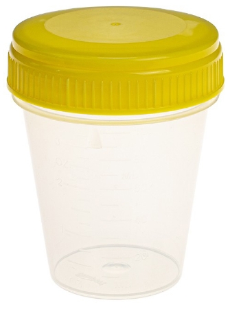 Picture of Specimen Container Polypropylene 120 mL (4 oz.) Screw Cap Unprinted NonSterileC570-12