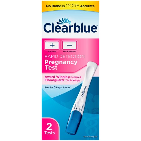 Picture of Rapid Test Kit Clearblue® Home Test Device hCG Pregnancy Test Urine Sample 2 Tests63347232258