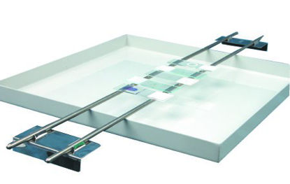Picture of Slide Staining Rack McKesson Stainless Steel 22 Slide Capacity3124