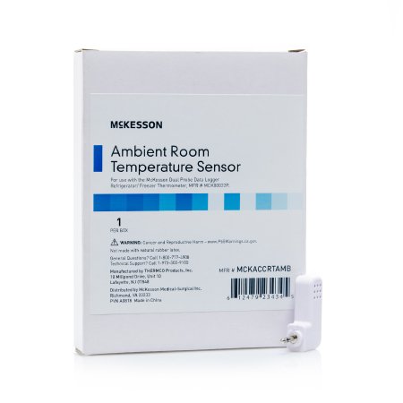 Picture of Ambient Room Temperature Sensor McKesson Temperature Range: 32-122ºF (0-50ºC) For use with the McKesson Dual Probe Data Logger Refrigerator/ Freezer Thermometer, MFR # MCK80022PMCKACCRTAMB