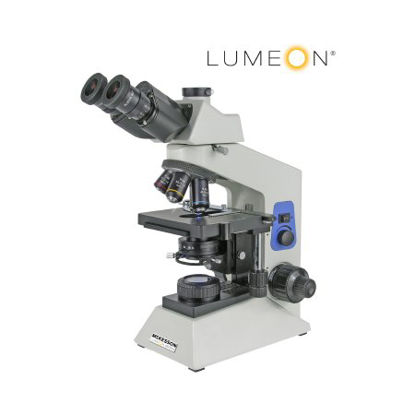 Picture of McKesson LUMEON™ Hematology Microscope Trinocular Head 4X, 10X, 40X, 50X Oil and 100X Oil Achromatic Objectives597T