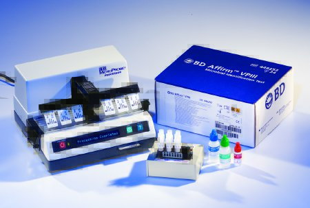 Picture of Test Kit BD Affirm™ VPIII Microbial Identification Candida Species / Gardnerella Vaginalis / Trichomonas Vaginalis Vaginal Swab Sample 24 Tests446250