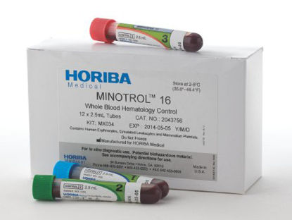 Picture of Hematology Control Kit Minotrol™ 16 with QC CD 3 Levels 12 X 2.5 mL5300100161