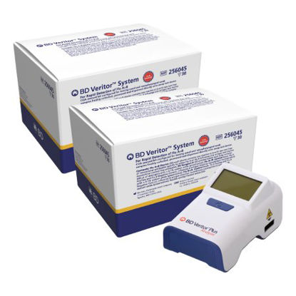 Picture of Rapid Test Kit Promotion BD Veritor™ Plus System Analyzer and Office Combo Infectious Disease Immunoassay Influenza A + B Nasal Swab / Nasopharyngeal Swab Sample 60 Tests256074