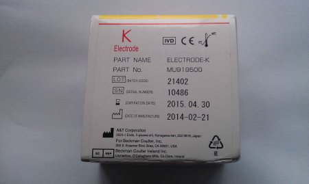 Picture of Ion-Selective Electrode (ISE) Potassium Electrode For Beckman Coulter Analyzers with ISE ModulesMU919500