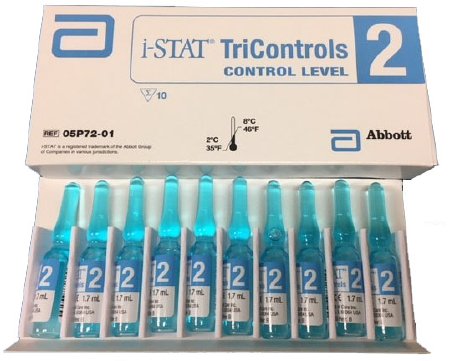 Picture of Control i-STAT® Tricontrols Sodium / Potassium Level 2 1.7 mL05P7201