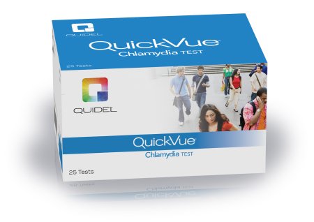 Picture of Rapid Test Kit QuickVue® Infectious Disease Immunoassay Chlamydia Endocervical Sample 25 Tests0B006