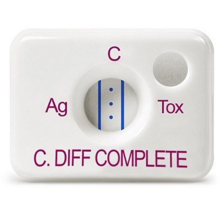 Picture of Rapid Test Kit TECHLAB® C. Diff Quik Chek Complete® Enzyme Immunoassay (EIA) Clostridium Difficile (C. Diff) Toxins A and B Stool Sample 50 Tests30550C