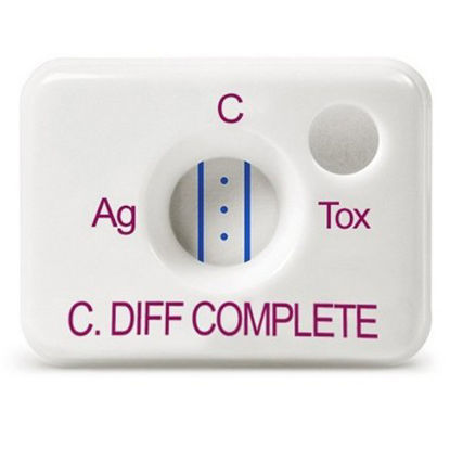 Picture of Rapid Test Kit TECHLAB® C. Diff Quik Chek Complete® Enzyme Immunoassay (EIA) Clostridium Difficile (C. Diff) Toxins A and B Stool Sample 50 Tests30550C