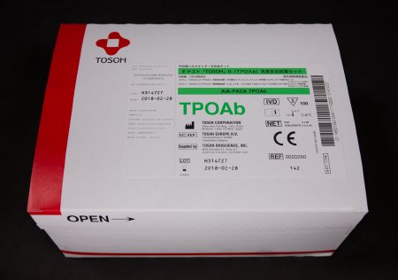 Picture of Reagent AIA-Pack® Thyroid / Metabolic Assay Thyroid Peroxidase Antibodies (TPOAb) For Tosoh Automated Immunoassay Analyzers 100 Tests 20 Cups X 5 Trays, 5 X 5 mL Conjugate020290