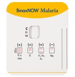 Picture of Rapid Test Kit BinaxNOW® Infectious Disease Immunoassay Malaria Whole Blood Sample 25 Tests665025