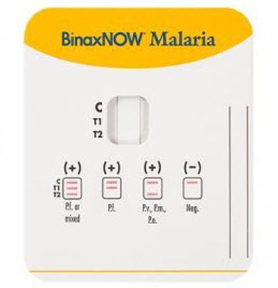 Picture of Rapid Test Kit BinaxNOW® Infectious Disease Immunoassay Malaria Whole Blood Sample 25 Tests665025