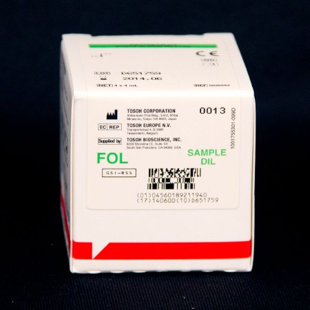 Picture of Reagent AIA-Pack® Sample Diluent Folate (FOL) For Tosoh Automated Immunoassay Analyzers 4 X 100 mL020592