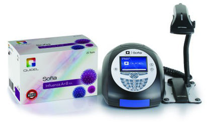 Picture of Analyzer and Influenza A+B FIA Test Kit, Promotion Sofia® 25 Tests CLIA Waived20249