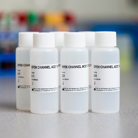 Picture of Open Channel Bottle ACE® Open Channel 4 / Reagent 2, Bottle ID 801, 6 Coded 12 mL Bottles ACE®, ACE Alera® and VetACE™ AnalyzersOC4R2