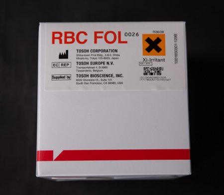 Picture of Reagent AIA-Pack® Immunodiagnostic Assay RBC Folate For Tosoh Automated Immunoassay Analyzers PR-1-6 vial, PR-2-1 X 32, PR-3-6 X 5 mL020710