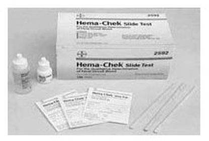 Picture of Rapid Test Kit Hema-Chek® Colorectal Cancer Screening Fecal Occult Blood Test (FOBT) Stool Sample 100 Tests10313436