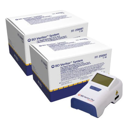 Picture of Rapid Test Kit Promotion BD Veritor™ Plus System Clinical Labs & Hospital Combo Infectious Disease Immunoassay Influenza A + B Nasopharyngeal Swab / Nasopharyngeal Wash / Nasopharyngeal Aspirate Sample 60 Tests256073