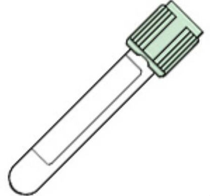 Picture of BD Vacutainer® PST™ Venous Blood Collection Tube Plasma Tube Lithium Heparin / Separator Gel Additive 13 X 75 mm 3 mL Green BD Hemogard™ Closure Polyethylene Terephthalate (PET) Tube368036