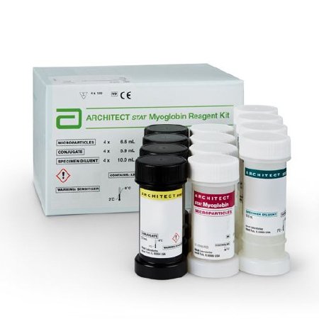 Picture of Reagent Kit Architect™ Cardiac Marker / Specific Protein Test Myoglobin For Architect ci8200 / i1000SR / i2000 / i2000SR Analyzers 400 Tests02K4320