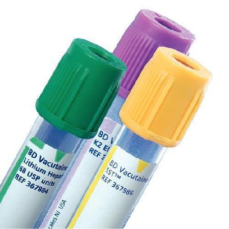Picture of BD Vacutainer® PPT™ Venous Blood Collection Tube Plasma Tube K2 EDTA Additive 16 X 100 mm 8.5 mL Pearlesent White BD Hemogard™ Closure Plastic Tube362800