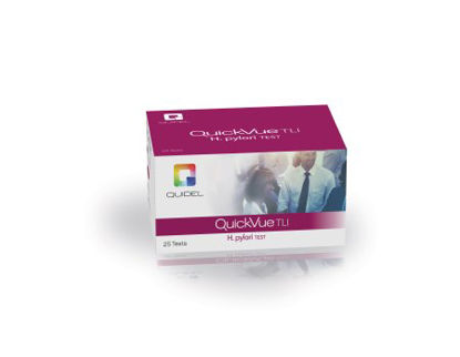 Picture of Rapid Test Kit QuickVue® TLI Gastroenteritis Test H. Pylori Stool Sample 25 Tests20343