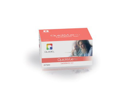 Picture of Rapid Test Kit QuickVue® TLI Gastroenteritis Test Lactoferrin Stool Sample 25 Tests20345