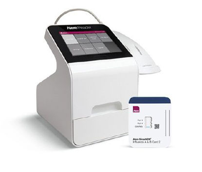 Picture of Test Starter Kit BinaxNOW® Influenza A&B Card 2 With Alere™ Reader Interpretation Infectious Disease Immunoassay Influenza A + B Nasal Swab / Nasopharyngeal Swab Sample 22 TestsARFLUSTART