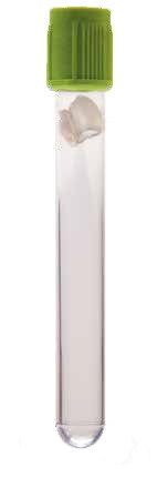 Picture of BD Vacutainer® Barricor™ Venous Blood Collection Tube Plasma Tube Lithium Heparin Additive 13 X 100 mm 3.5 mL Lime Green BD Hemogard™ Closure Plastic Tube365044