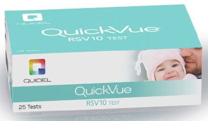 Picture of Rapid Test Kit QuickVue® RSV10 Infectious Disease Immunoassay Respiratory Syncytial Virus Test (RSV) Nasopharyngeal Swab / Nasopharyngeal Wash / Nasopharyngeal Aspirate Sample 25 Tests20222