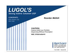 Picture of Lugol's Iodine Stain, Concentrate, 5% 8 mL6064