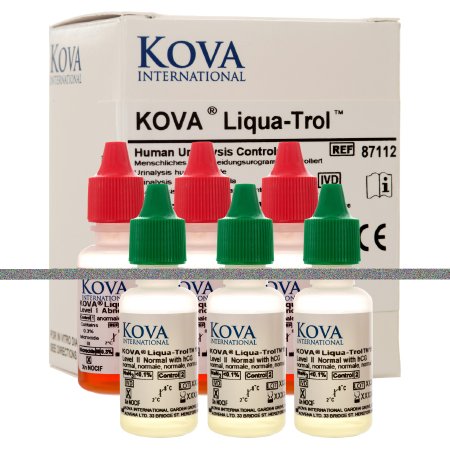 Picture of Urinalysis Control Kova® Liqua-Trol™ Urine Dipstick Testing Abnormal Level / Normal Level with hCG 6 X 15 mL87112