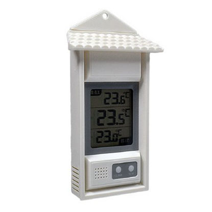 Picture of Wall / Room Thermometer Fahrenheit / Celsius -4° to +58°F (-20° to +70°C) Internal Sensor Battery OperatedACCD1039MM