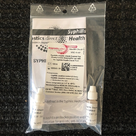 Picture of Immunology / Serology Assay Control Set Syphilis Health Check® Syphilis Screen Positive Level / Negative Level 2 X 1 X 0.5 mLVSC-11-02