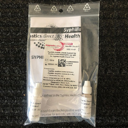 Picture of Immunology / Serology Assay Control Set Syphilis Health Check® Syphilis Screen Positive Level / Negative Level 2 X 1 X 0.5 mLVSC-11-02