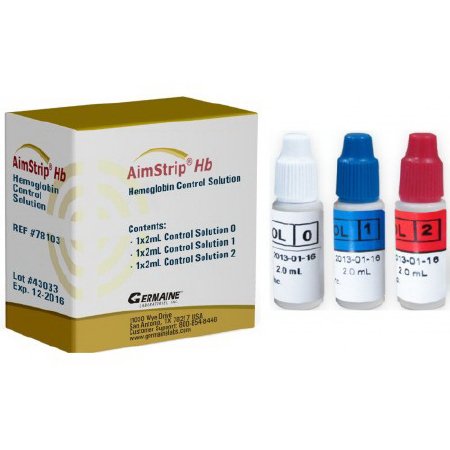 Picture of Control Set AimStrip® Hemoglobin 3 X 2 mL78103