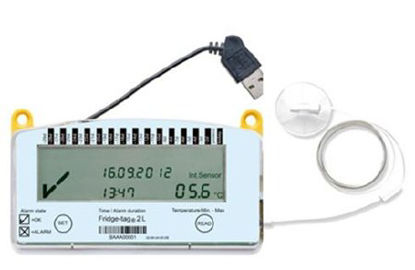 Picture of Freezer Vaccine Data Logger with Alarm Fridge-tag® 2L Fahrenheit / Celsius -22° to +131°F (-30° to +55°C) Glycol Bottle Probe Battery OperatedFT2L-ISOF