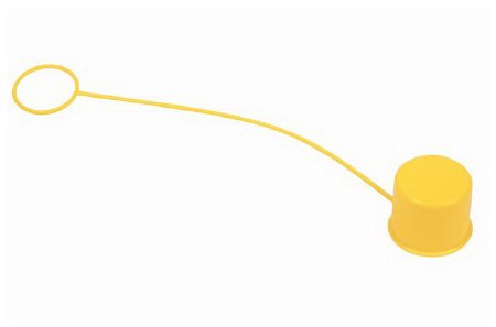 Picture of Sprayhead Dust Cover 0.125 X 7 OD, 1 Inch, Yellow, 0.004 kg Weight For Eyewash19822017