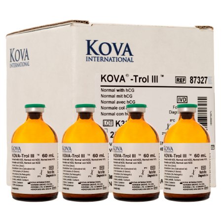Picture of Urinalysis Control KOVA-Trol III™ Urine Dipstick Testing Normal Level with hCG 4 X 60 mL87327